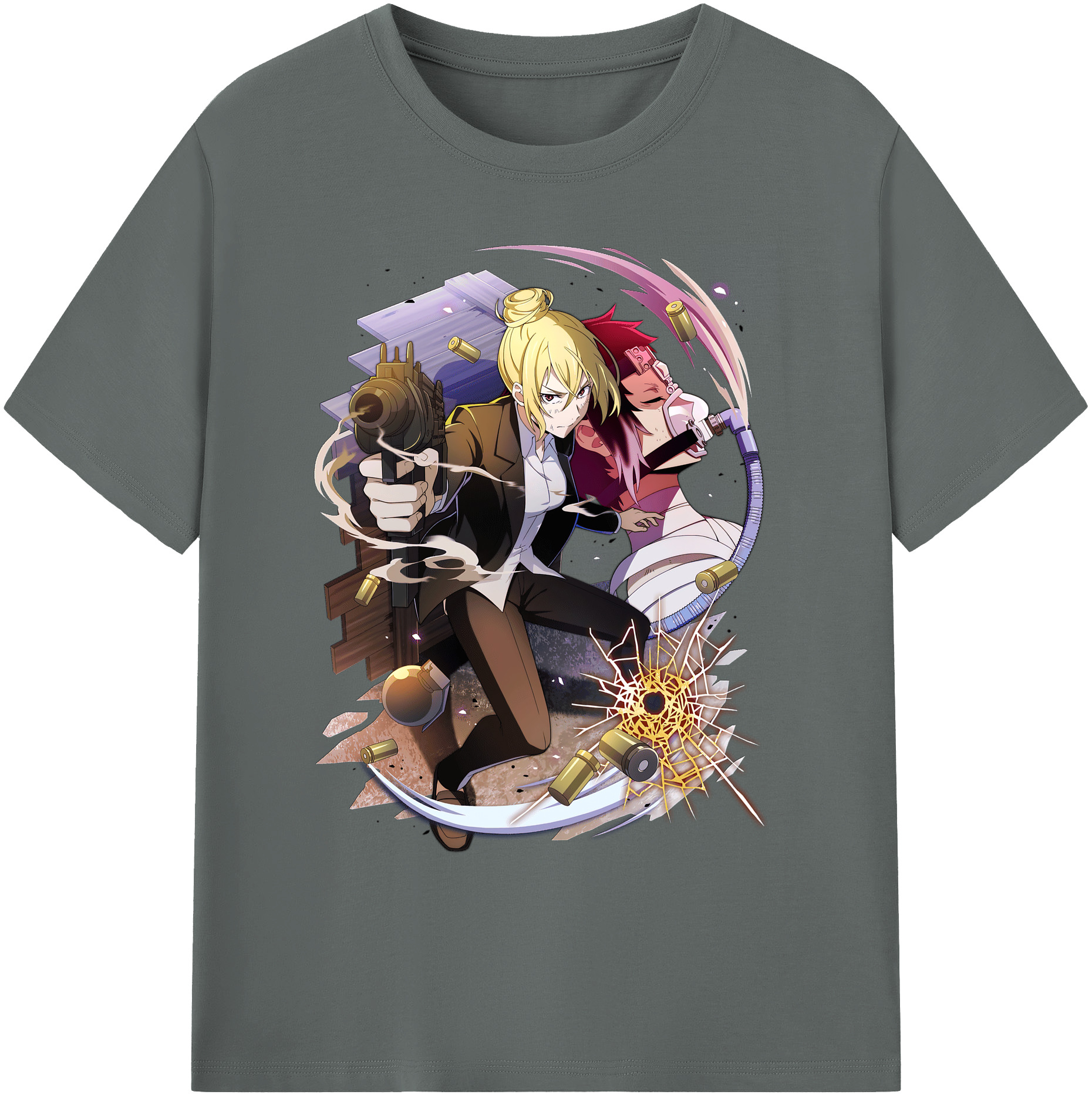 （画像用） 文豪ストレイドッグス Bungo Stray Dogs 綿100％ メンズ半袖Tシャツ｜肌触りやわらか＆通気性